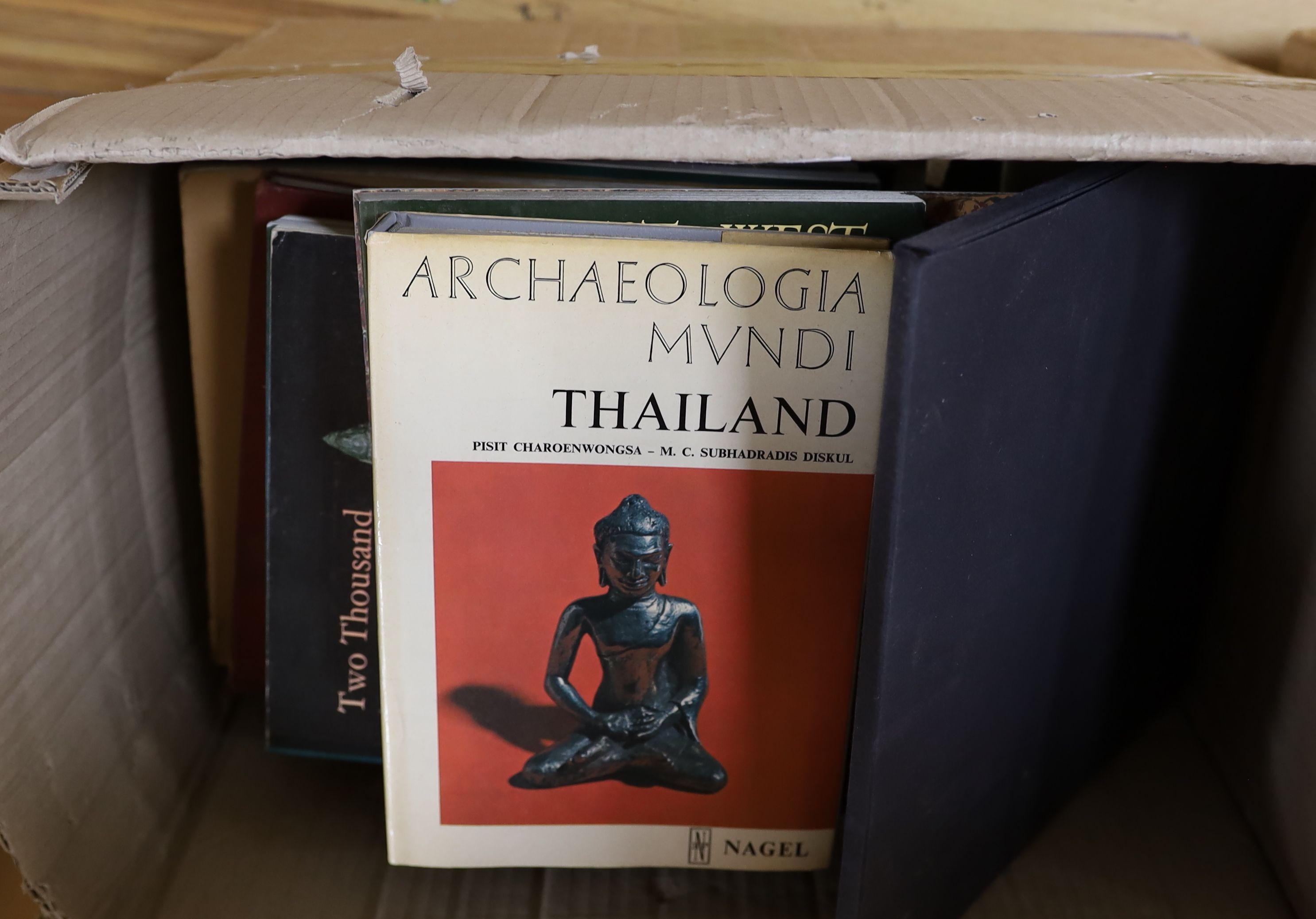 A large quantity of mixed books